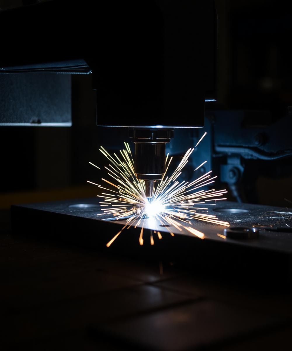 Plasma cutting stainless steel plate for the braai